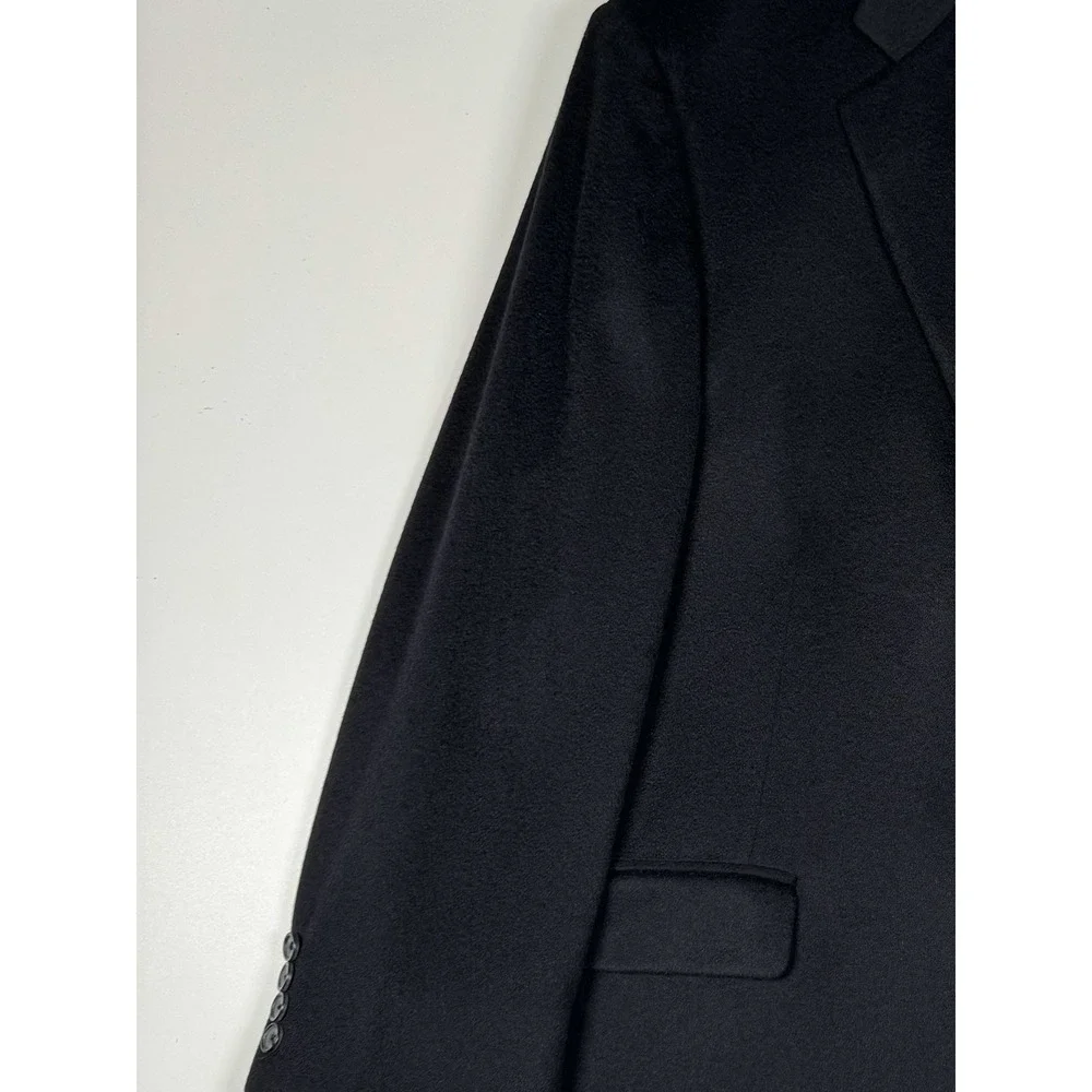 BROOKS BROTHERS Madison Fit Tollegno 1900 Cashmere Blazer - Black - Men's 48R